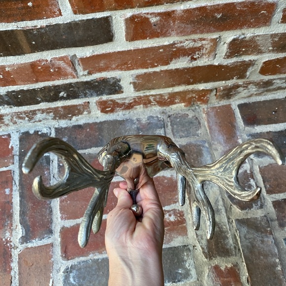 Cast Aluminum Antler Trophy Wall Hook - Picture 9 of 12